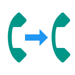 Call Transfer SVG Icon